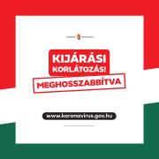 2020.04.18.MEGHOSSZABBÍTVA! Kijárási korlátozás. Sportra vonatkozó rész.